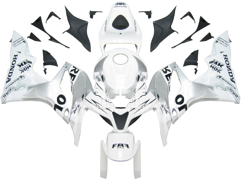 Fairings 2007-2008 Honda CBR 600 RR Silver & White Repsol  Generic