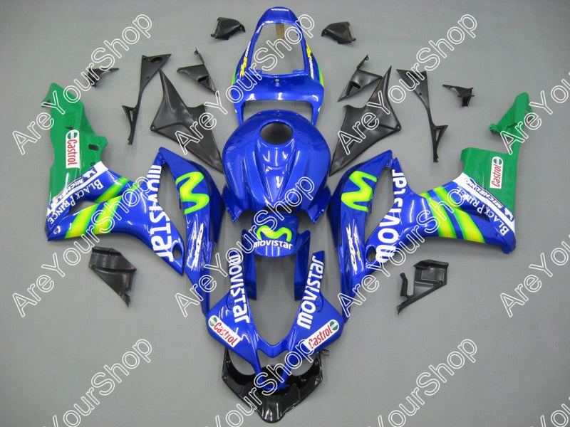 Fairings 2007-2008 Honda CBR 600 RR Blue & Green Movistar  Generic