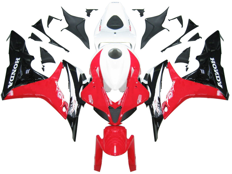 Fairings 2007-2008 Honda CBR 600 RR Red White Black Honda Racing Generic