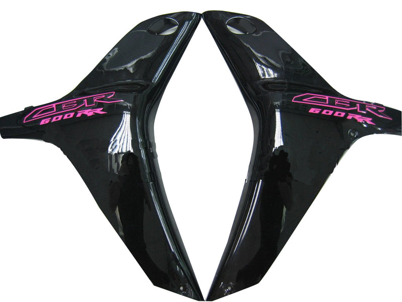 Fairings 2007-2008 Honda CBR 600 RR Pink Black Honda  Generic