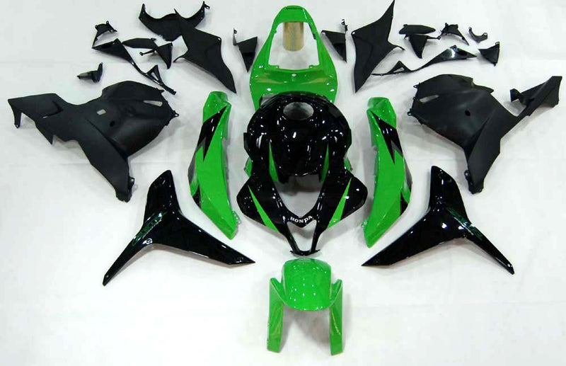 Fairings 2009-2012 Honda CBR 600 RR Green & Black CBR  Generic