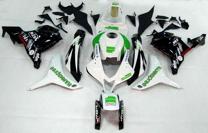 Fairings 2009-2012 Honda CBR 600 RR White & Black Hannspree Racing Generic