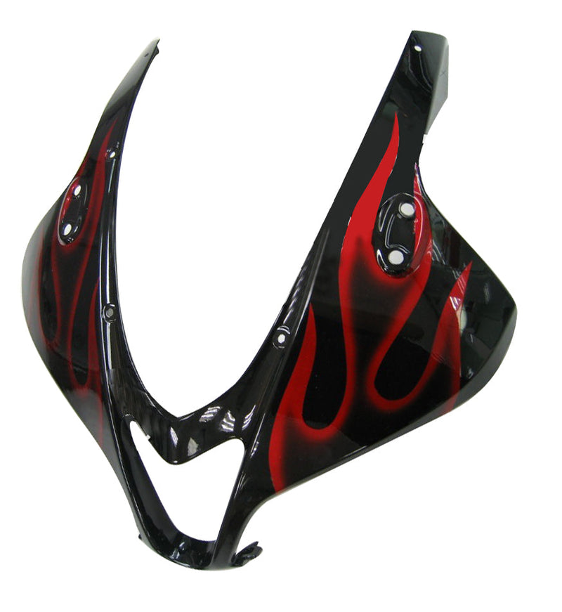 Fairings 2009-2012 Honda CBR 600 RR Black & Red Flame  Generic