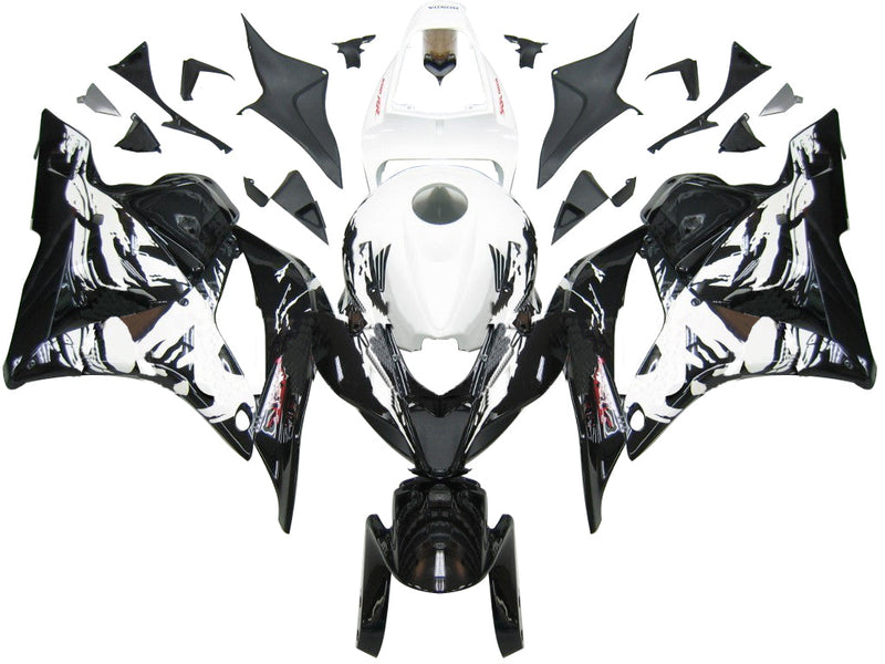 Fairings 2009-2012 Honda CBR 600 RR Black & White Tribal   Generic