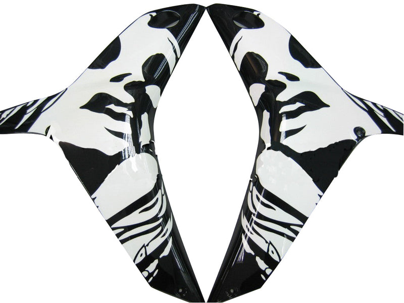 Fairings 2009-2012 Honda CBR 600 RR Black & White Tribal   Generic