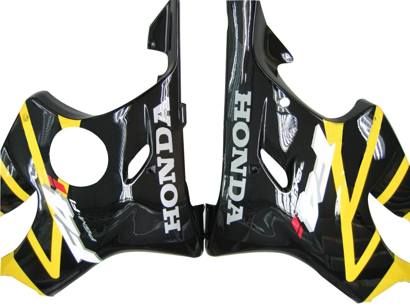 Fairings 2001-2003 Honda CBR 600 F4i Yellow & Black F4i Racing Generic