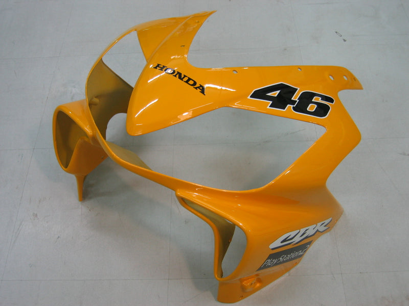 Fairings 2001-2003 Honda CBR 600 F4i Yellow No.46 Azzurro Racing Generic