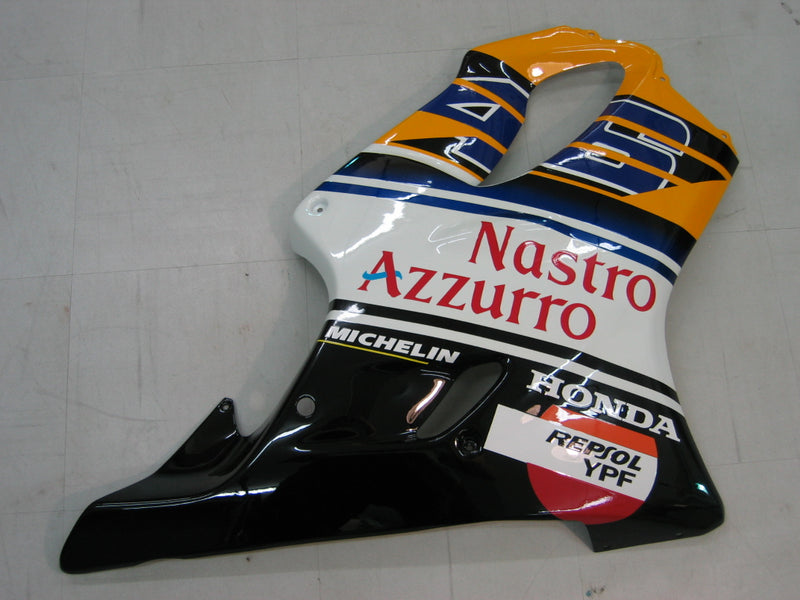 Fairings 2001-2003 Honda CBR 600 F4i Yellow No.46 Azzurro Racing Generic