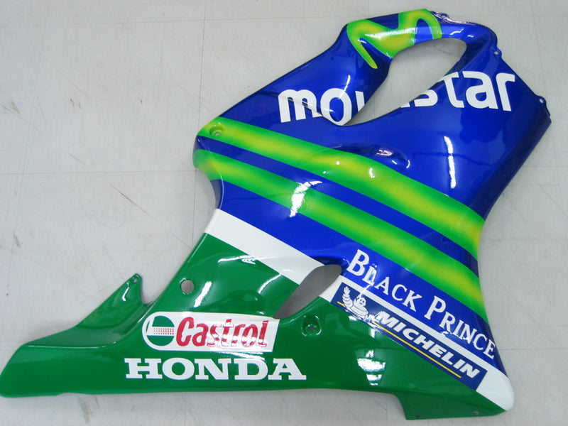 Fairings 2001-2003 Honda CBR 600 F4i Blue & Green Movistar  Generic