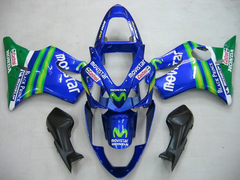 Fairings 2001-2003 Honda CBR 600 F4i Blue & Green Movistar Racing Generic