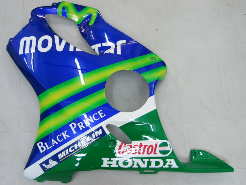 Fairings 2001-2003 Honda CBR 600 F4i Blue & Green Movistar  Generic