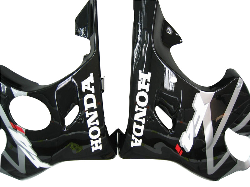 Fairings 2004-2007 Honda CBR 600 F4i Silver & Black F4i Racing Generic