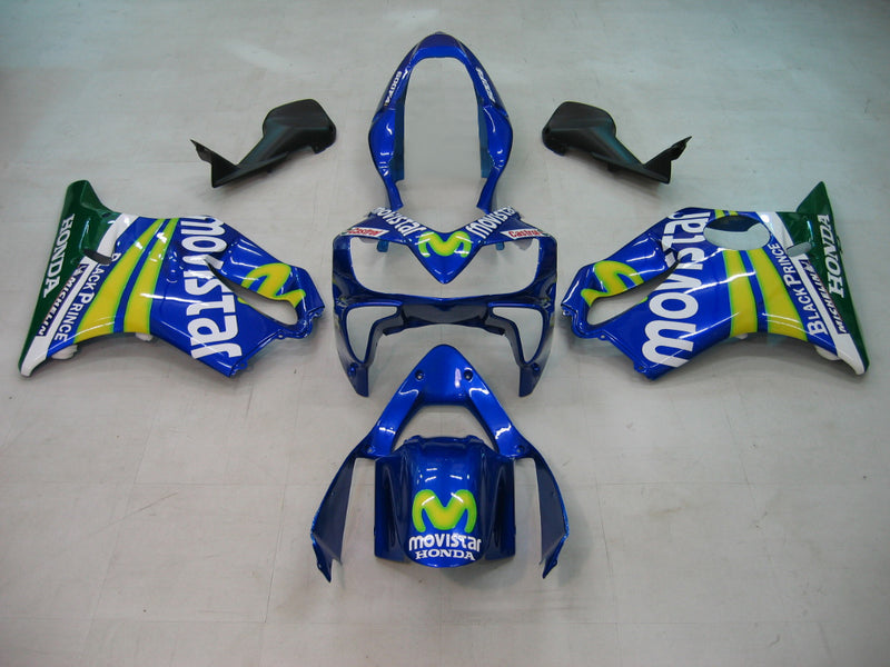 Fairings 2004-2007 Honda CBR 600 F4i  Blue & Green Movistar Racing Generic