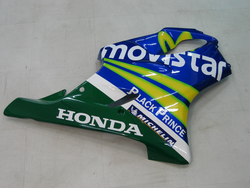 Fairings 2004-2007 Honda CBR 600 F4i  Blue & Green Movistar  Generic