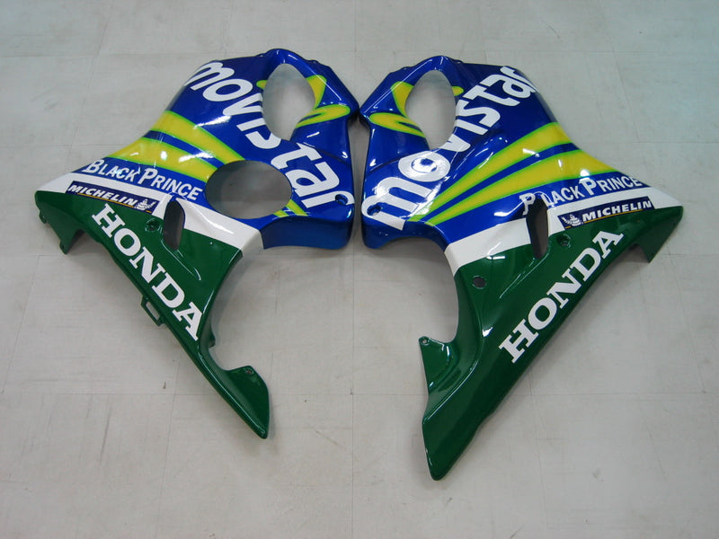 Fairings 2004-2007 Honda CBR 600 F4i  Blue & Green Movistar  Generic