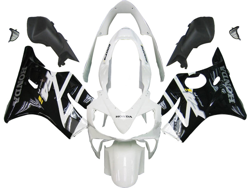 Fairings 2004-2007 Honda CBR 600 F4i  White & Black F4i Racing Generic