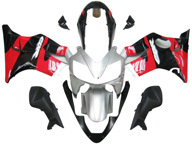 Fairings 2004-2007 Honda CBR 600 F4i Silver Red Black CBR  Generic