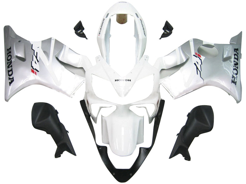 Fairings 2004-2007 Honda CBR 600 F4i White & Silver F4i  Generic