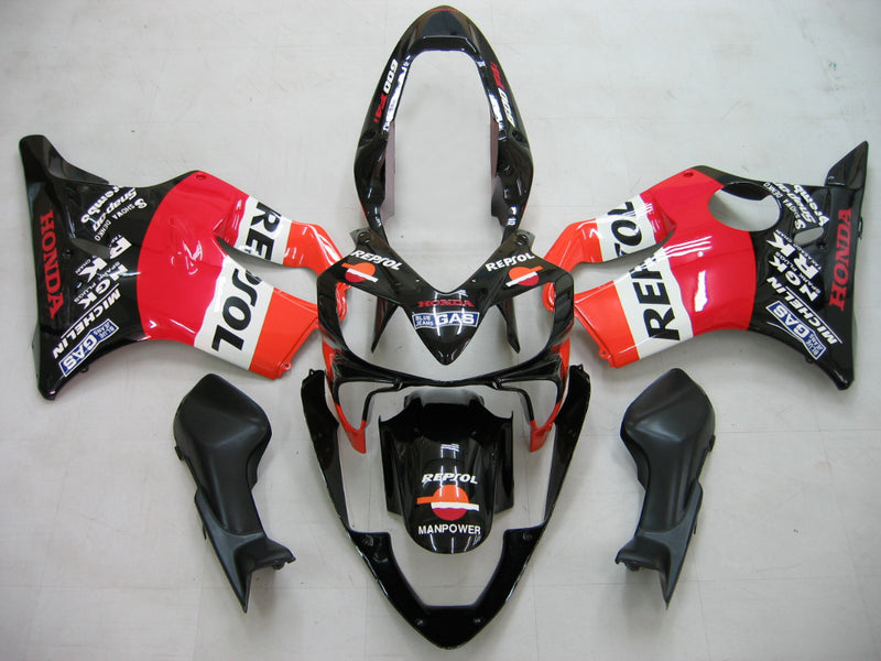 Fairings 2004-2007 Honda CBR 600 F4i  Black Repsol Racing Generic