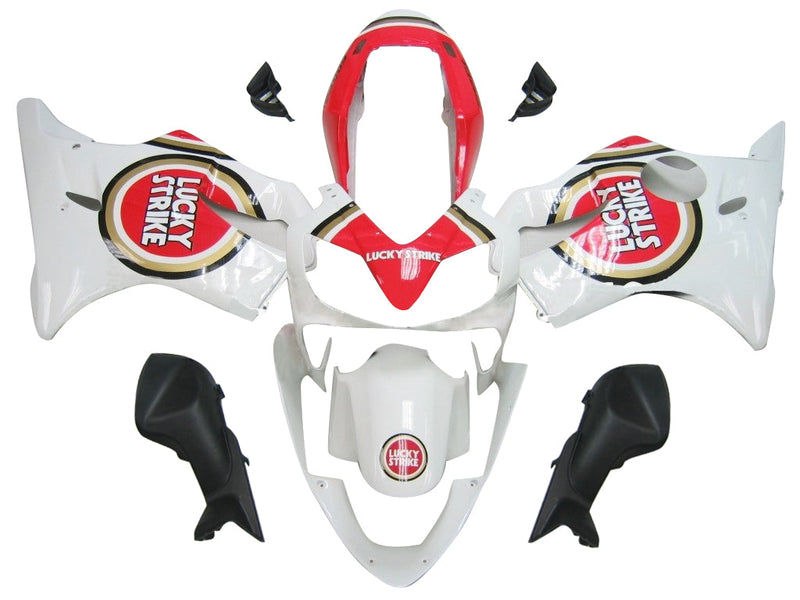 Fairings 2004-2007 Honda CBR 600 F4i White & Red Lucky Strike  Generic