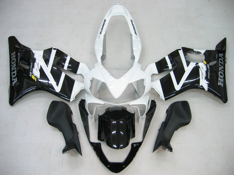 Fairings 2004-2007 Honda CBR 600 F4i Black & White F4i Racing Generic