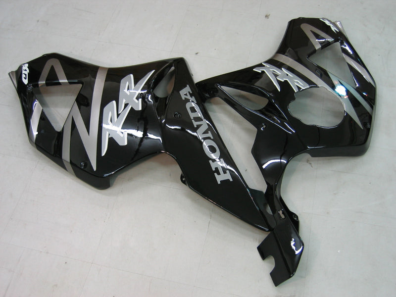 Fairings 2002-2003 Honda CBR 954 RR Silver & Black RR Racing Generic