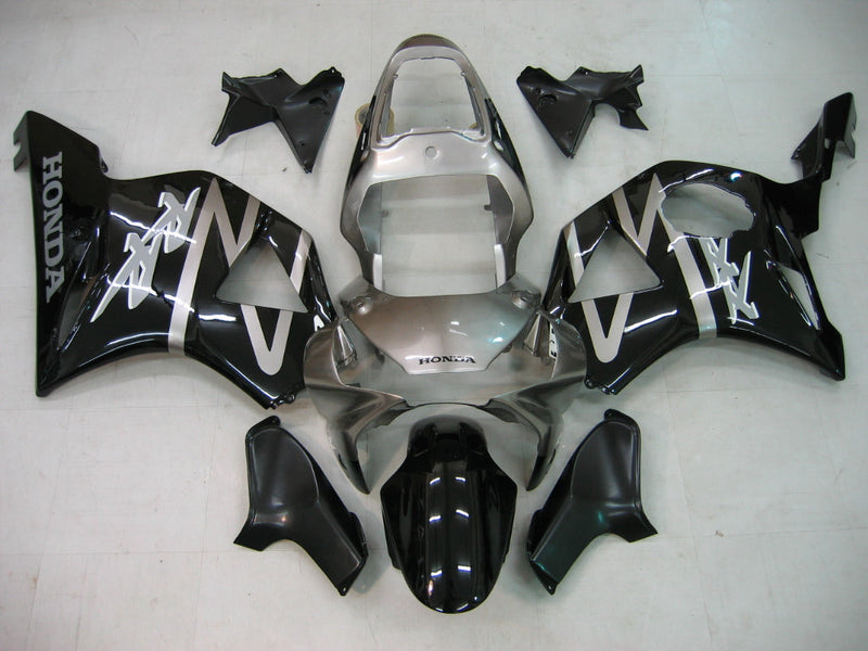 Fairings 2002-2003 Honda CBR 954 RR Silver & Black RR  Generic