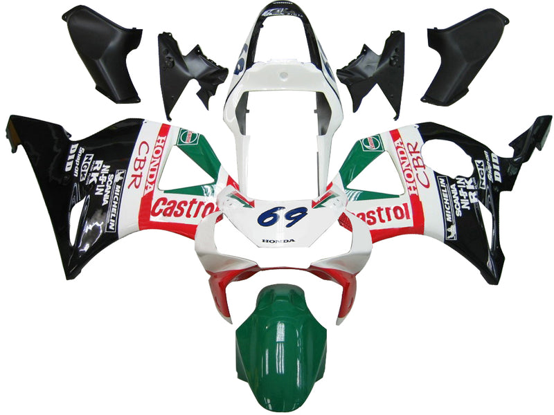 Fairings 2002-2003 Honda CBR 954 RR No.69 Castrol CBR Racing Generic