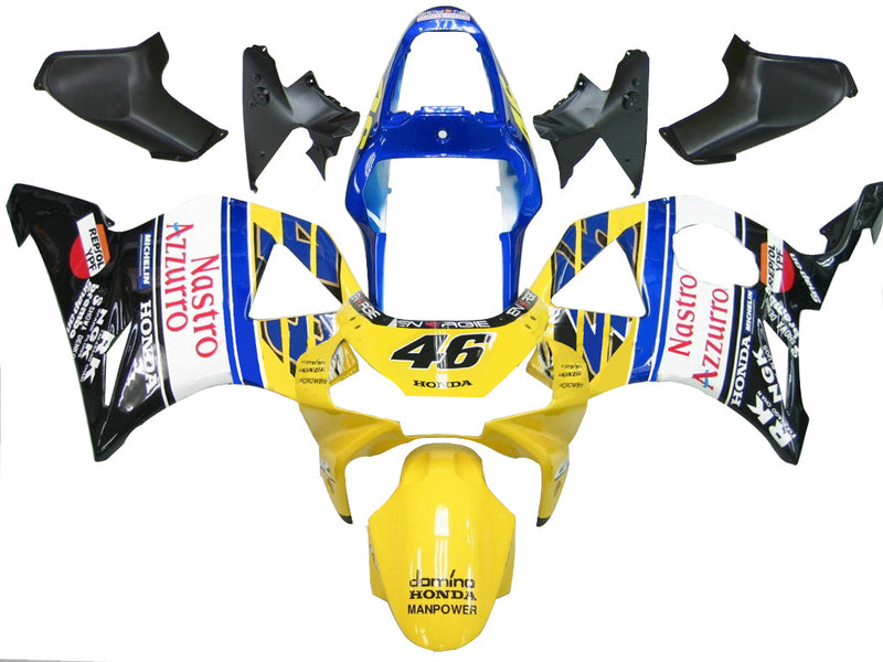 Fairings 2002-2003 Honda CBR 954 RR No.46 N. Azzurro  Generic