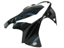 Fairings 2002-2003 Honda CBR 954 RR Black & Blue Flame  Generic