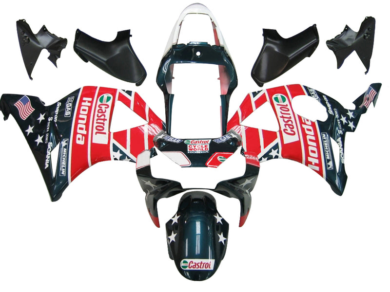 Fairings 2002-2003 Honda CBR 954 RR Multi-Color Castrol Honda Racing Generic