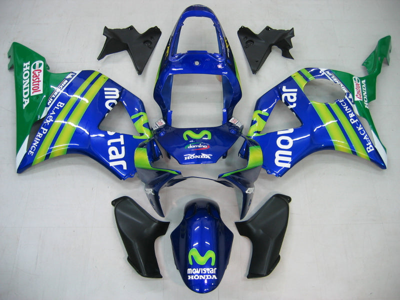 Fairings 2002-2003 Honda CBR 954 RR Blue & Green Movistar Racing Generic