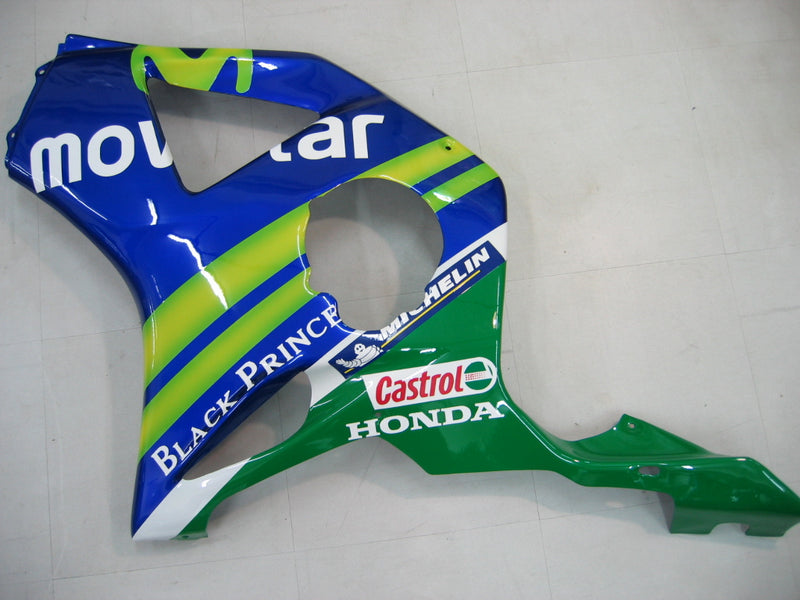 Fairings 2002-2003 Honda CBR 954 RR Blue & Green Movistar Racing Generic