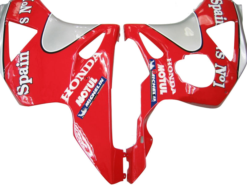 Fairings 2002-2003 Honda CBR 954 RR Red & Silver No.2 Spin's Racing Generic