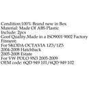 Car Pair Indicator Mirror Side Lamp Lens For VW POLO 2005-2009 SKODA OCTAVIA Generic