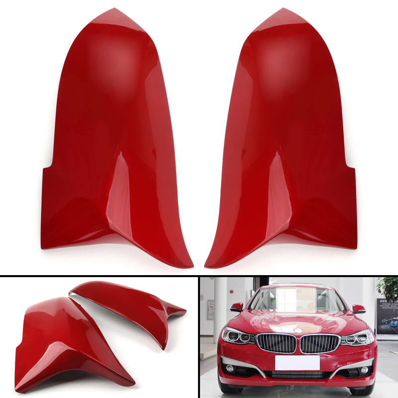 Direct Replacement M3 Style Mirror Covers Red For 2012-2018 BMW F30 F31 Sedan