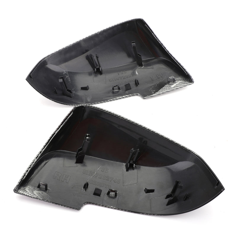 Rearview Mirror Cover Caps Replacement For BMW F20 F21 F22 F23 F30 F32 Generic