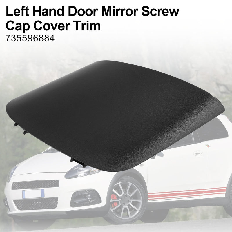 2X Left & Right Hand Door Mirror Screw Cap Cover Trim For Fiat Grande Punto Generic