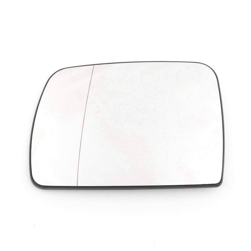Pair Heated Door Mirror Glass and Backing Plate For 2000-2006 BMW X5 E53 Clear Generic