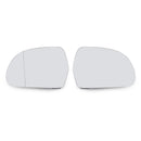 A Pair of L+R Side Rearview Mirror Glass Heated For A3 A4 A5 A6 A8 Q3 OCTAVIA