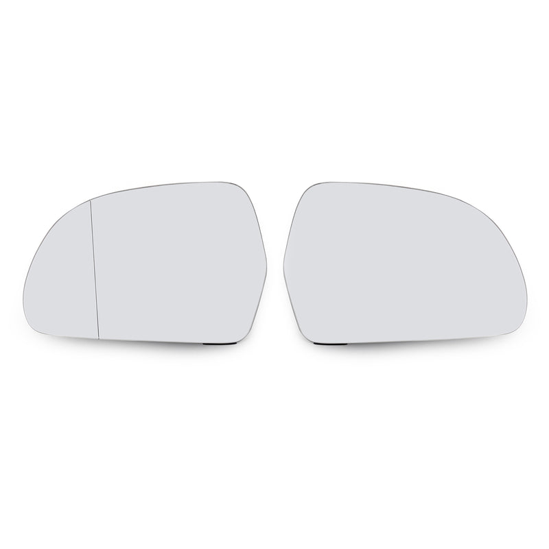 A Pair of L+R Side Rearview Mirror Glass Heated For A3 A4 A5 A6 A8 Q3 OCTAVIA
