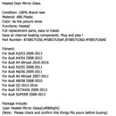 A Pair of L+R Side Rearview Mirror Glass Heated For A3 A4 A5 A6 A8 Q3 OCTAVIA Generic