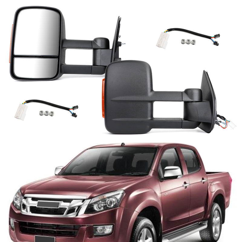 Extendable Towing Mirrors For Isuzu D-MAX 2012+ Holden Colorado RG 2012+
