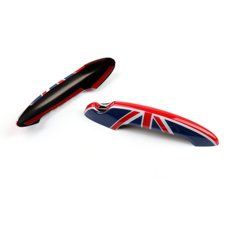 Union Jack UK Flag Checkered Door Handle Cover For Mini Cooper R50 R52 R53 R55 Generic