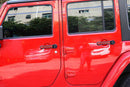 Unlimited Door Handles Tailgate Aluminum Trim Inserts For 07-17 Wrangler JK Generic