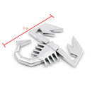 3D Scorpion Chrome Metal Emblem Styling Car SUV Truck Motorcycle Steel Decal Generic
