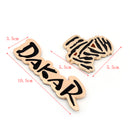 1Pc Metal Car Sticker Badge Suv Cross-Country Dakar Logo Auto Decal Emblem Gold Generic