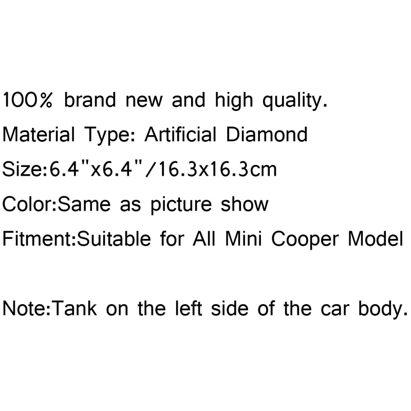 For Mini Cooper Gas Tank Cap Sticker Cover Emblem Fuel Tank Decal Mini Generic