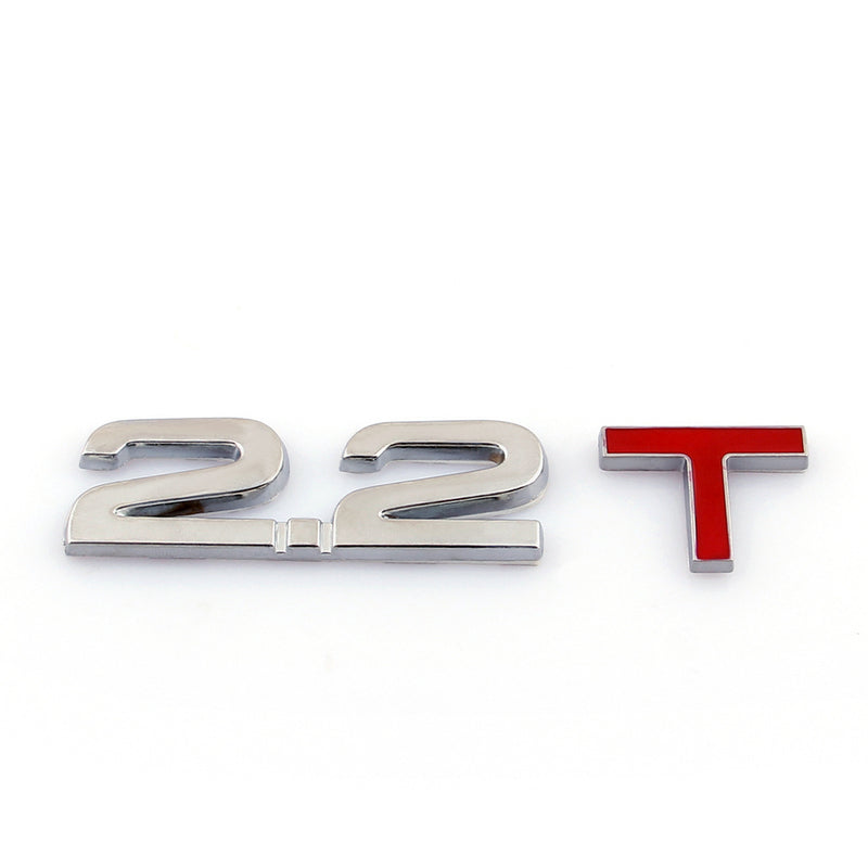 3D Emblem Badge Sticker Decal Chromed Metal 2.2T For Land Rover KIA
