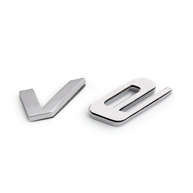Car Styling Metal Letter S V6 Car sticker Auto Rear Decal V6 Car Badge for Ford Generic
